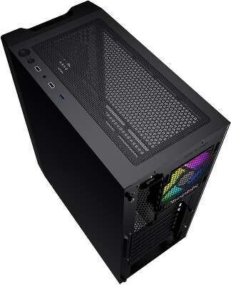 Корпус PowerCase Mistral Evo, черный, ATX, Без БП (CMIEB-F4S)