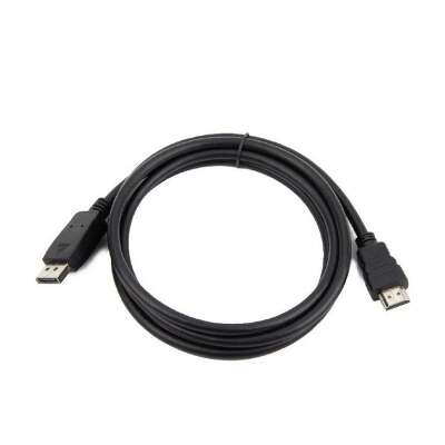 Кабель DisplayPort-HDMI GEMBIRD/CABLEXPERT CC-DP-HDMI-6 (1,8м, 20M/19M, черный, экран, пакет) (CC-DP-HDMI-6)
