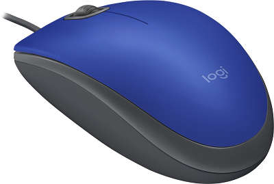 Мышь Logitech Mouse M110 SILENT Blue USB (910-005488)