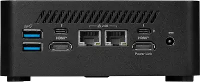 Неттоп MSI Cubi NUC 1M-043XRU Core 7 150U (1.8) 16Gb SSD512Gb Graphics CR без ОС 2xGbitEth WiFi BT 120W черный (9S6-B0B111-043)