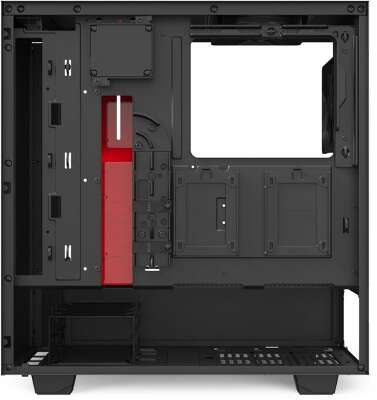 Корпус NZXT H510i Black/red, черный/красный, ATX, Без БП (CA-H510I-BR)