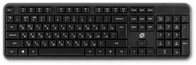 Клавиатура + мышь Оклик S277W клав:черный мышь:черный USB беспроводная Multimedia (2066172)