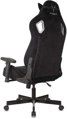 Кресло игровое Knight Outrider черный Light-20 с подголов. крестов. металл