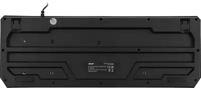 Клавиатура Acer OKW300 черный USB Multimedia for gamer LED (ZL.KBDCC.019)