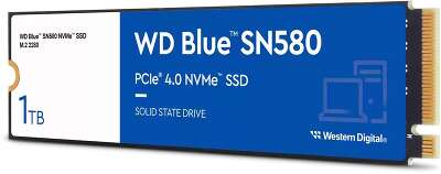 Твердотельный накопитель M.2 NVMe 1Tb Western Digital Blue SN580 [WDS100T3B0E] (SSD)