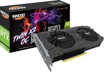 Видеокарта Inno3D NVIDIA nVidia GeForce RTX 3050 Gaming OC X2 8Gb DDR6 PCI-E HDMI, 3DP