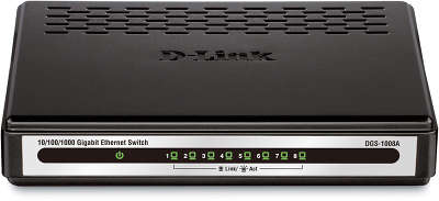 Коммутатор D-Link Gigabit DGS-1008A 8*10/100/1000