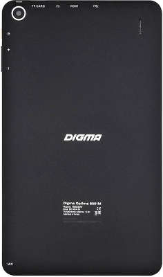 Планшет Digma Optima 8001M MT8312 (1.3) 4C/RAM1Gb/8Gb 8" IPS/WiFi/BT/A5.1/черный