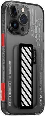 Чехол для iPhone 14 Pro SKINARMA KAZE with Silicone grip Smoke [SK-IP14P-KAZE-SMK]