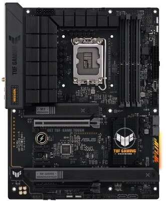 ASUS TUF GAMING B760-PLUS WIFI D4  (Socket 1700, ATX, 4xDDR4(128GB),DP/HDMI, 1xPCIe 5.0x16/1xPCIe 3.0x16/2xPCIe 3.0, 1xLAN (2.5GbE), Wi-Fi, BT, 4xSATA 6Gb/s, 3xM.2, 1xType-C, 4xUSB 3.2, 1xUSB 2.0)