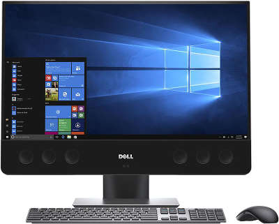 Моноблок Dell XPS 7760 27" 4K Touch i7-7700/16/SSD512/RX 570 8Gb/WF/BT/CAM/Kb+Mouse/W10H, серебристый