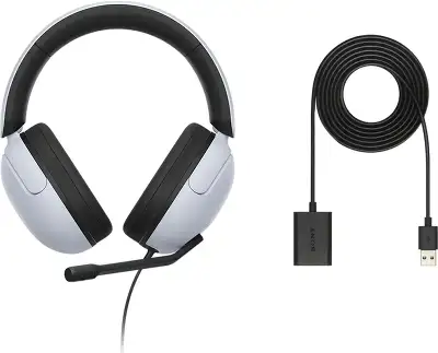 Гарнитура накладные Sony INZONE H3 1.2м белый/черный проводные оголовье (MDRG300/W)