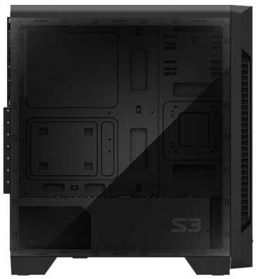 Корпус ZALMAN MidTower S3 black (ATX, без БП, 2xUSB2.0+USB3.2, 1х120mm ) (Zalman S3)