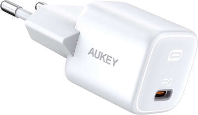 Зарядное устройство Aukey Omnia Mini USB-C 20W, White [PA-B1]