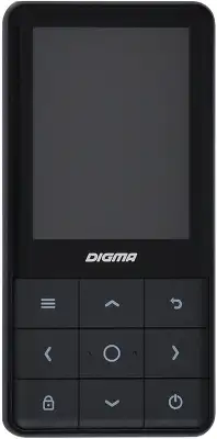Плеер Hi-Fi Flash Digma Y4 BT 16Gb черный/2.4"/FM/microSDHC