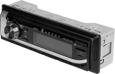 Автомагнитола Ural Молот АРС-МТ 114C 1DIN 4x160Вт v5.0 USB 2.0 AUX 2 (МОЛОТ АРС-МТ 114C)