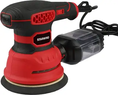 Эксцентриковая шлифмашина Starwind OS125-400S1 400Вт D125мм