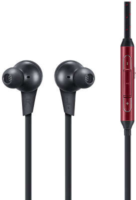 Наушники с микрофоном Samsung Earphones Advanced ANC, с шумоподавлением, Red