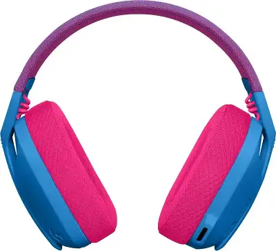 Наушники с микрофоном Logitech G435 голубой/розовый накладные BT/Radio оголовье (981-001065)