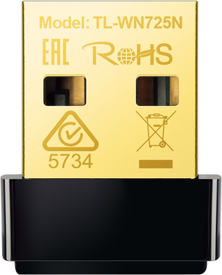 Адаптер Wi-Fi/ 150Mbps Wireless N Nano USB Adapter, Nano Size, Realtek, 2.4GHz, 802.11n/g/b, QSS button, autorun utility