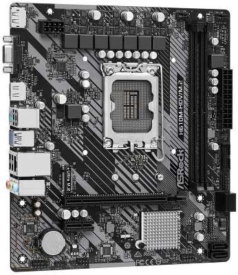 Материнская плата ASRock H610M-HDV/M.2 R2.0 (LGA1700/H610/2xDDR4/mATX/VGA, HDMI, DP) (H610M-HDV/M.2 R2.0)