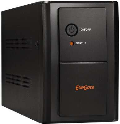 Exegate EP285515RUS ИБП ExeGate SpecialPro UNB-2000.LED.AVR.EURO.RJ.USB <2000VA/1200W, LED, AVR, 4 евророзетки, RJ45/11, USB, Black>