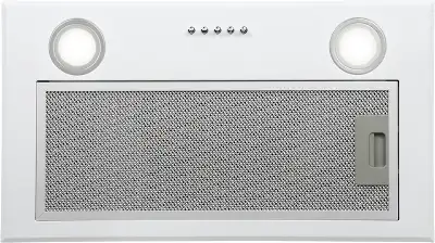 Вытяжка встраиваемая Hyundai HBB 6033 W белый управление: кнопочное (1 мотор)