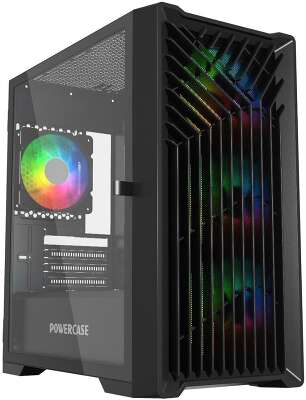 Корпус PowerCase Mistral Micro X4B, черный, ATX, без БП (CMMXB-L4)