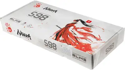 Клавиатура A4Tech Bloody S98 Naraka BLMS Plus механическая черный/красный USB for gamer LED (S98 NARAKA BLMS RED PLUS)