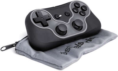 Геймпад беспроводной, SteelSeries Free Mobile Controller, Bluetooth, кнопок 12, чёрно-серый (69007)