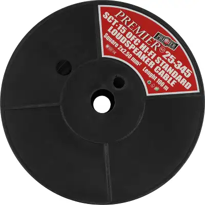 Кабель соединительный акустический Premier SCT-15 BC 100м. желтый (25-345 100)