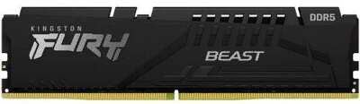 Kingston DDR5 32Gb 6000MHz KF560C36BBE-32 Fury Beast Black RTL Gaming PC5-48000 CL36 