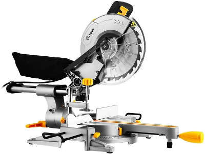 Торцовочная пила Deko DKMS2200-255 Laser 2200Вт 4500об/мин d=255мм