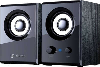 Акустическая система Oklick OK-160 2.0 6 Вт, черный
