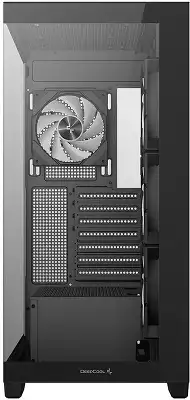 Корпус Deepcool CG580 4F черный без БП ATX 6x120mm 3x140mm 2xUSB3.0 audio bott PSU
