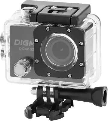 Экшн-камера Digma DiCam 320 черный