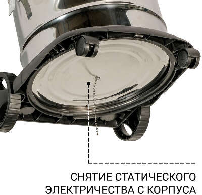 Строительный пылесос Bort BSS-1215 1200Вт (уборка: сухая/влажная) синий