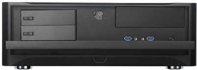 Корпус SilverStone GD06B, черный, mATX, Без БП (SST-GD06B)