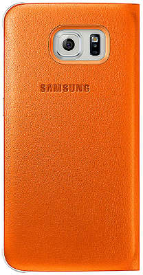 Чехол-книжка Samsung для Samsung Galaxy S6 Flip Wallet, Orange (EF-WG920POEGRU)