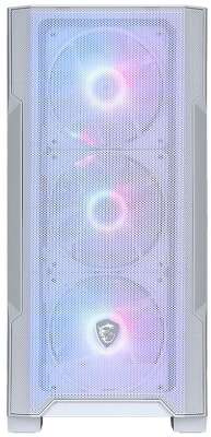 Корпус MSI MAG Forge M100R белый без БП mATX 2x120mm 2xUSB2.0 1xUSB3.0 audio bott PSU