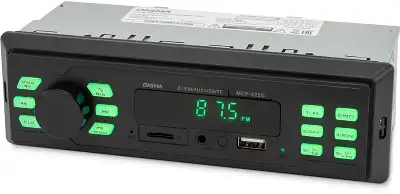 Автомагнитола Digma MCP-225G 1DIN 2x45Вт v5.0 AUX 2