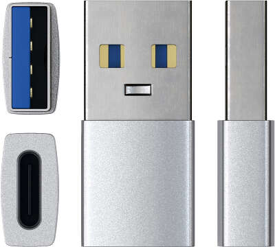 Адаптер Satechi USB-A to USB-C, Silver [ST-TAUCS]