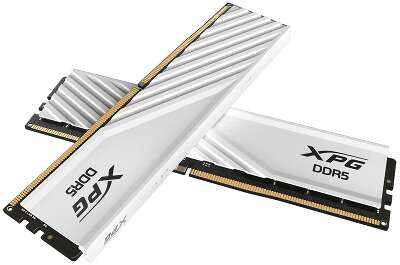 Набор памяти DDR5 DIMM 2*32Gb DDR6000 ADATA XPG Lancer Blade White (AX5U6000C3032G-DTLABWH)