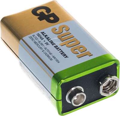 Элемент питания Крона GP Super GP1604AA21-5CRSBC1 G-TECH 6LR61 (1 шт в блистере)