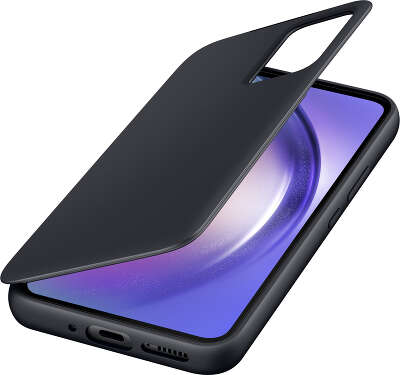 Чехол-книжка Samsung для Samsung Galaxy A54 Smart View Wallet Case, черный (EF-ZA546CBEGRU)