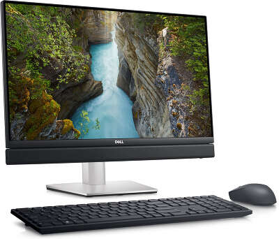 Моноблок Dell Optiplex 7410 Plus 23.8" Full HD i5 13500 (1.8) 16Gb SSD512Gb UHDG 770 CR Windows 11 Pro GbitEth WiFi BT 240W клавиатура мышь Cam серебристый 1920x1080