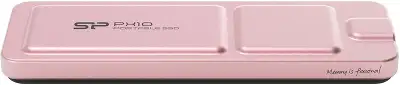 Накопитель SSD Silicon Power USB-C 4TB SP040TBPSDPX10CP PX10 1.8" розовый