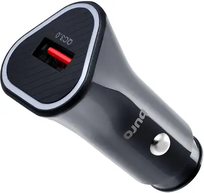 Автомобильное зар./устр. Buro BUCL1 18W 3A (QC) USB-A универсальное черный (BUCL18P100BK)
