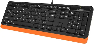 Клавиатура + мышь A4Tech Fstyler F1010 клав:черный/оранжевый мышь:черный/оранжевый USB Multimedia (F1010 ORANGE)