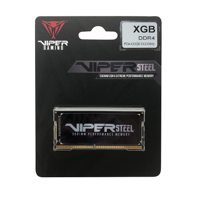 Оперативная память Patriot Viper STEEL DDR4 16GB 3200MHz SO-DIMM SINGLE 1*16GB CL18 18-24-24-44 1.2V